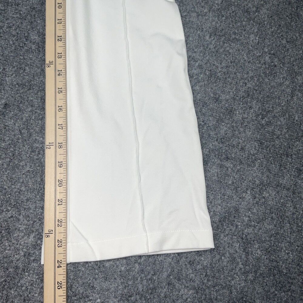 Lafayette Pants Womens Size S Off White Ponte Pull On Crop - Picture 7 of 9